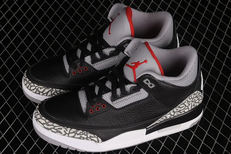 All Categories Air Jordan Jordan Series Basketball Shoes Air Jordan 3 Foreign Trade Version Air Jordan 3 Retro Black Cement (2018) AJ3 Joe 3 Retro Black Cement 854262-001
